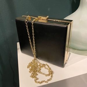 Black Square Clutch